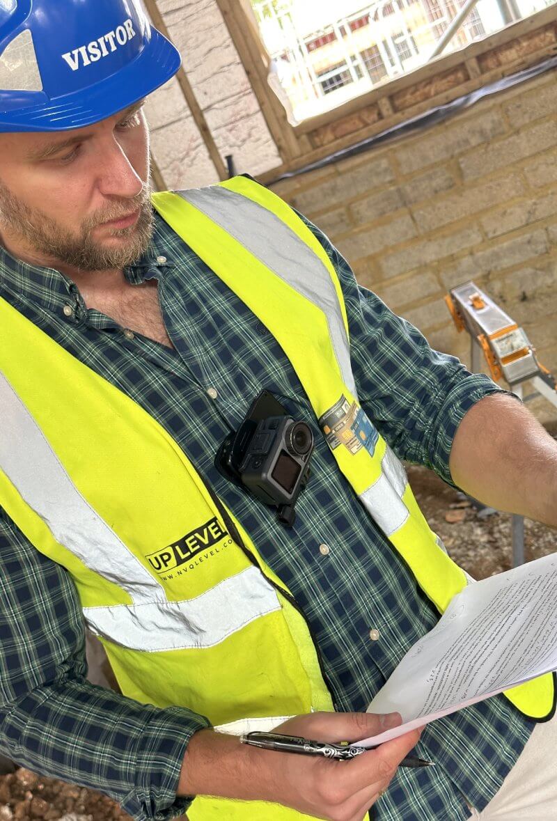 up level assessor on site