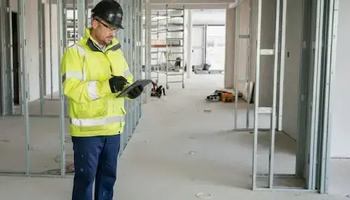 Occupational Health and Safety NVQ Level 3 candidate supporting site safety compliance
